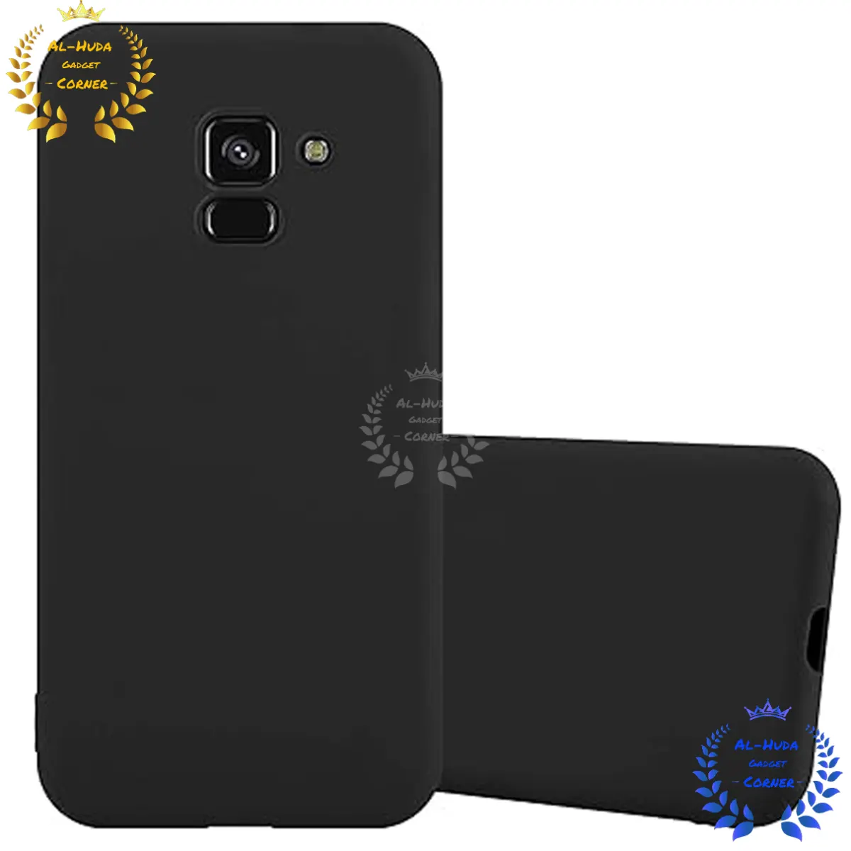 Shockproof & Transparent Crystal Clear Back Cover Case / Matte Protective Lens Flexible Back Cover for Samsung Galaxy J6 | Slim Silicone Cover with Soft Lining Shockproof Full Body Bumper Case