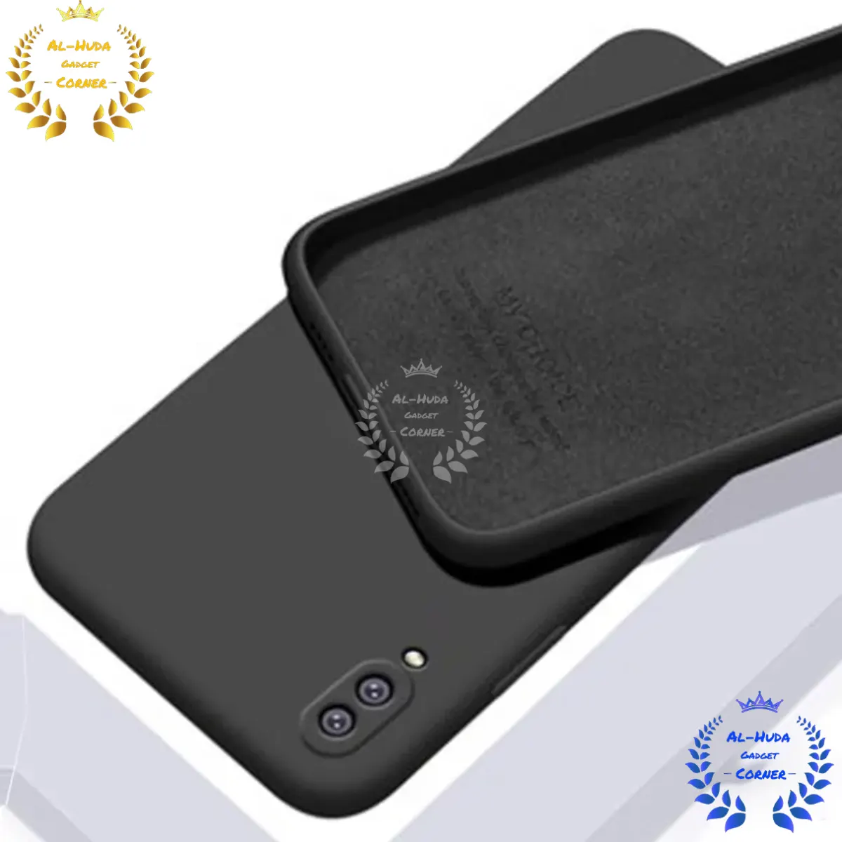 Shockproof & Transparent Crystal Clear Back Cover Case / Matte Protective Lens Flexible Back Cover for Samsung Galaxy M10 | Slim Silicone Cover with Soft Lining Shockproof Full Body Bumper Case