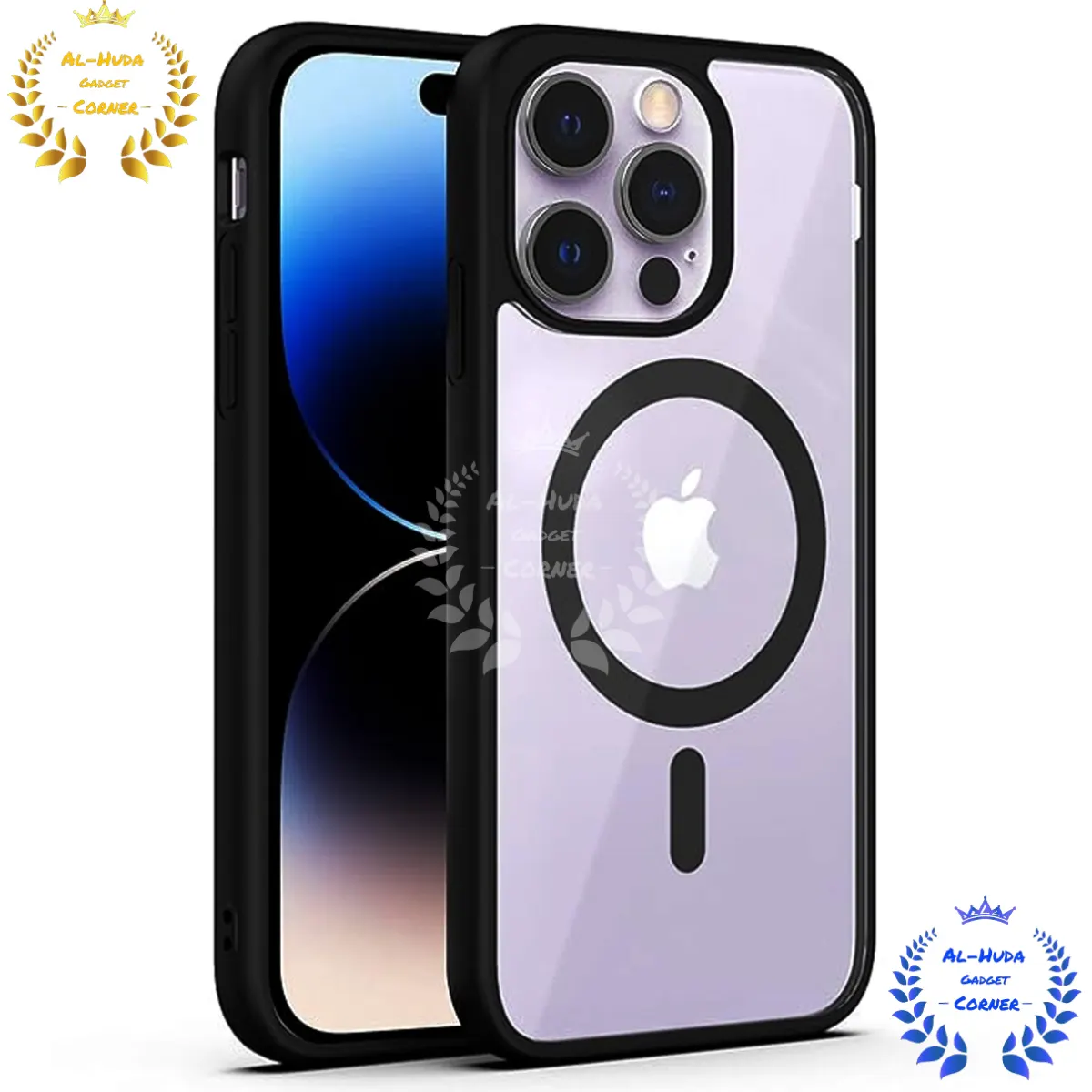 Shockproof & Transparent Crystal Clear Back Cover Case / Matte Protective Lens Flexible Back Cover for Apple iPhone 14 Pro / iPhone 14 Pro Max | Slim Silicone Cover with Soft Lining Shockproof Full Body Bumper Case