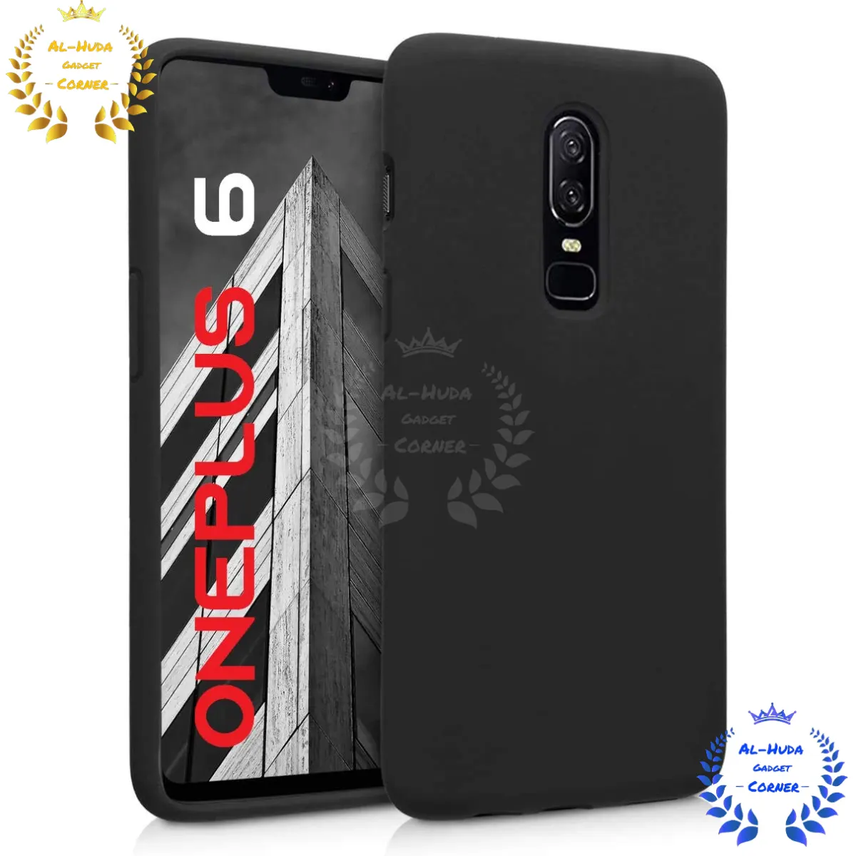 Shockproof & Transparent Crystal Clear Back Cover Case / Matte Protective Lens Flexible Back Cover for Oneplus 6 / 1+ 6 | Slim Silicone Cover with Soft Lining Shockproof Full Body Bumper Case