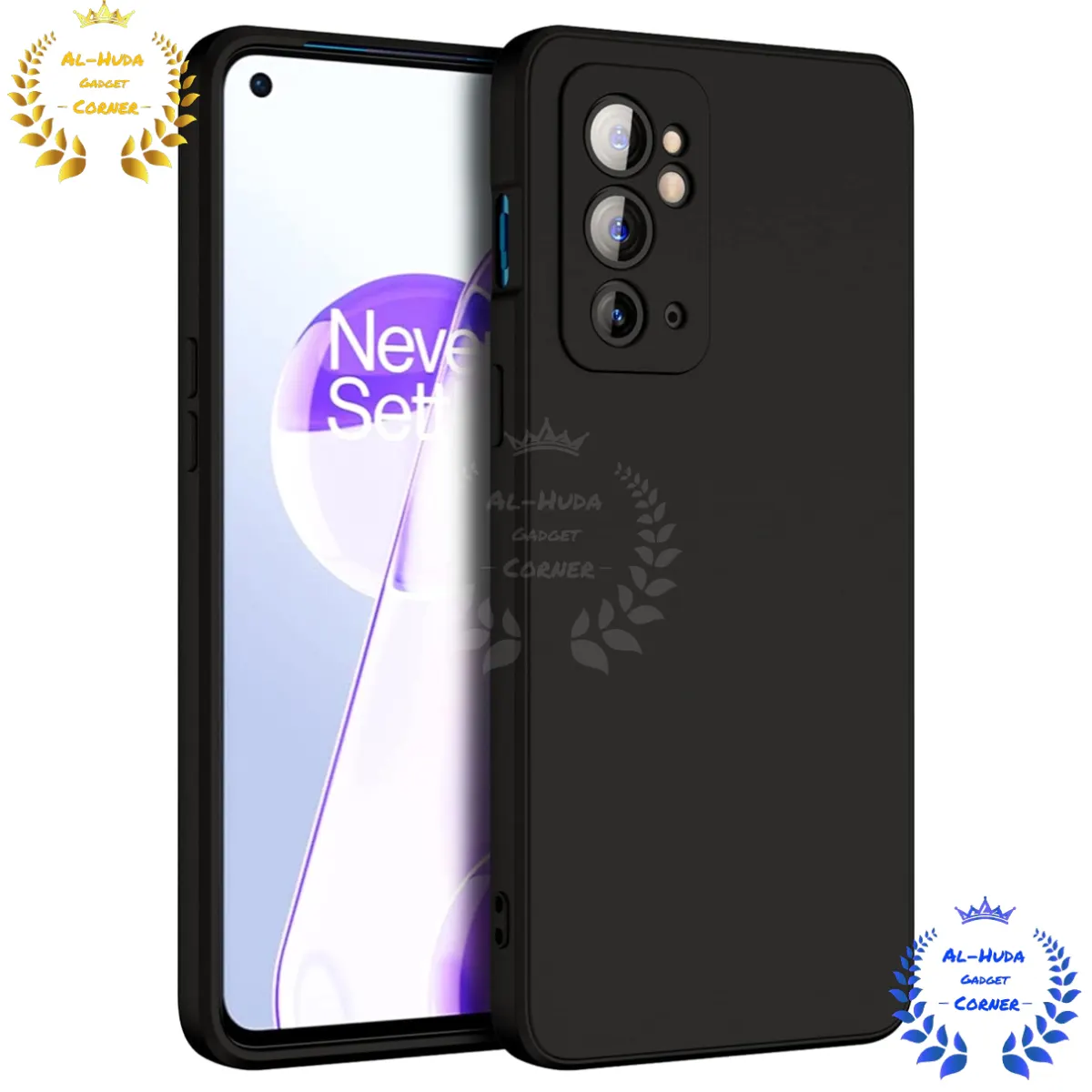 Shockproof & Transparent Crystal Clear Back Cover Case / Matte Protective Lens Flexible Back Cover for OnePlus 9RT / 1+ 9RT | Slim Silicone Cover with Soft Lining Shockproof Full Body Bumper Case