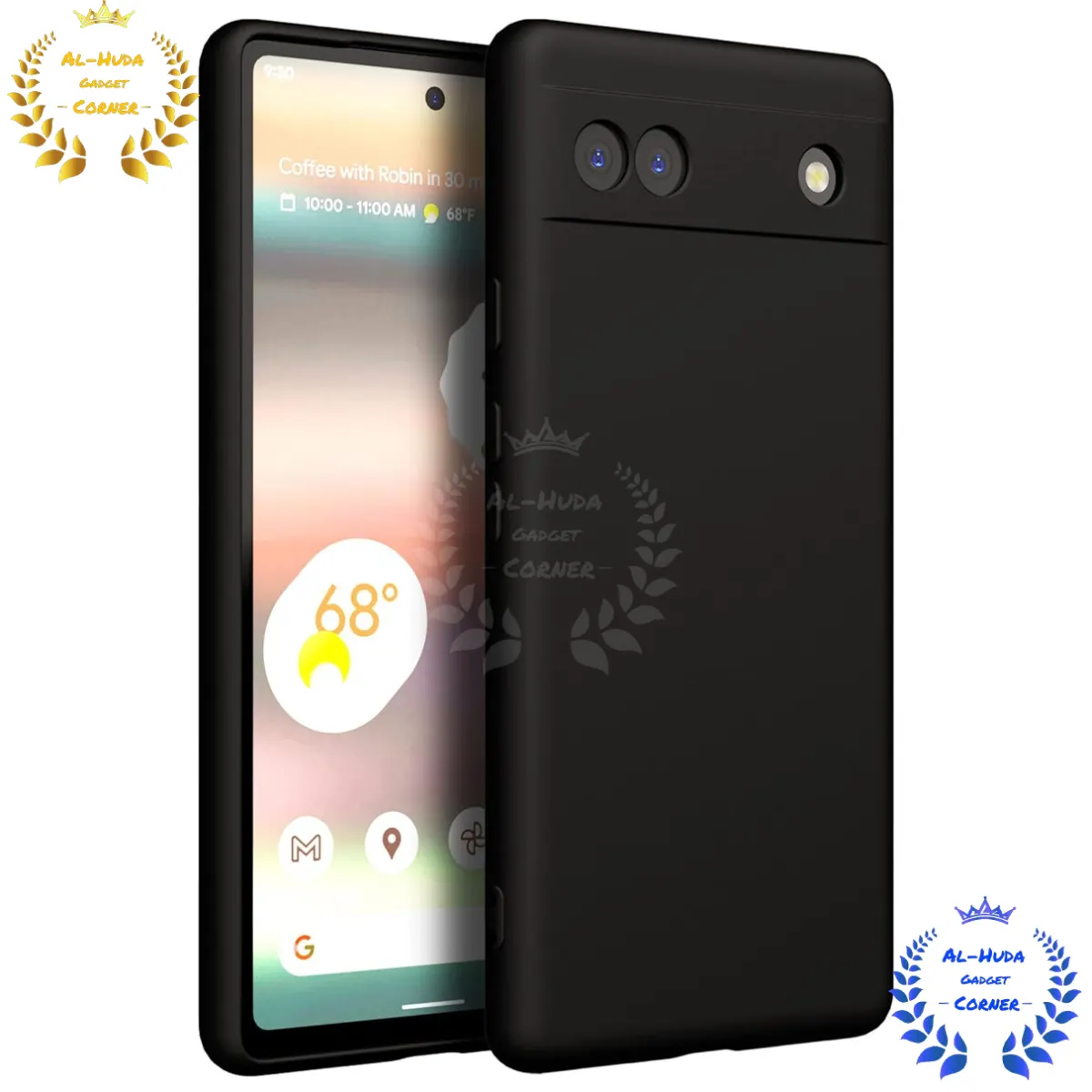 Shockproof & Transparent Crystal Clear Back Cover Case / Matte Protective Lens Flexible Back Cover for Google Pixel 6A | Slim Silicone Cover with Soft Lining Shockproof Full Body Bumper Case