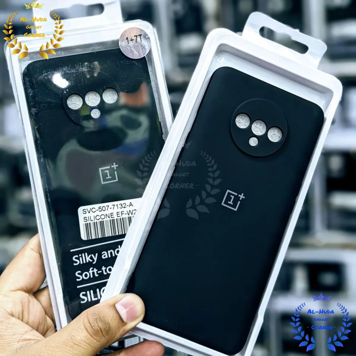 Shockproof & Transparent Crystal Clear Back Cover Case / Matte Protective Lens Flexible Back Cover for OnePlus 7T / 1+ 7T | Slim Silicone Cover with Soft Lining Shockproof Full Body Bumper Case