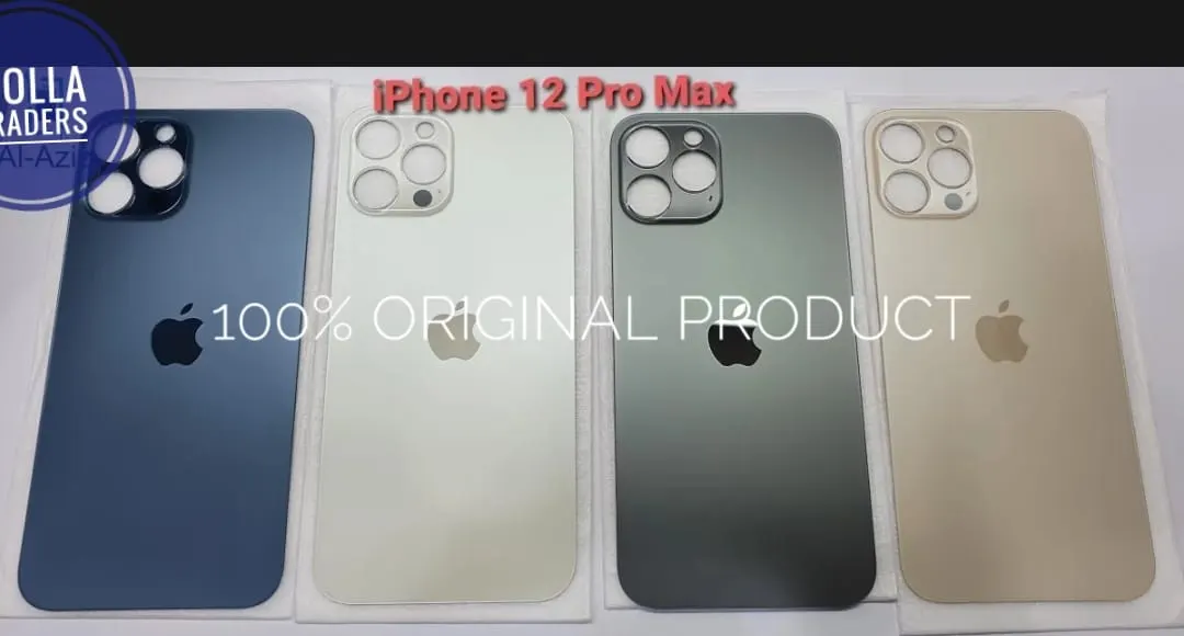 For Apple iPhone 12 Pro Max Phone Battery Back Cover Backshell Glass Battery Rear Case Phone Battery Back Cover Backshell Glass Battery Rear Case - Price in Bangladesh