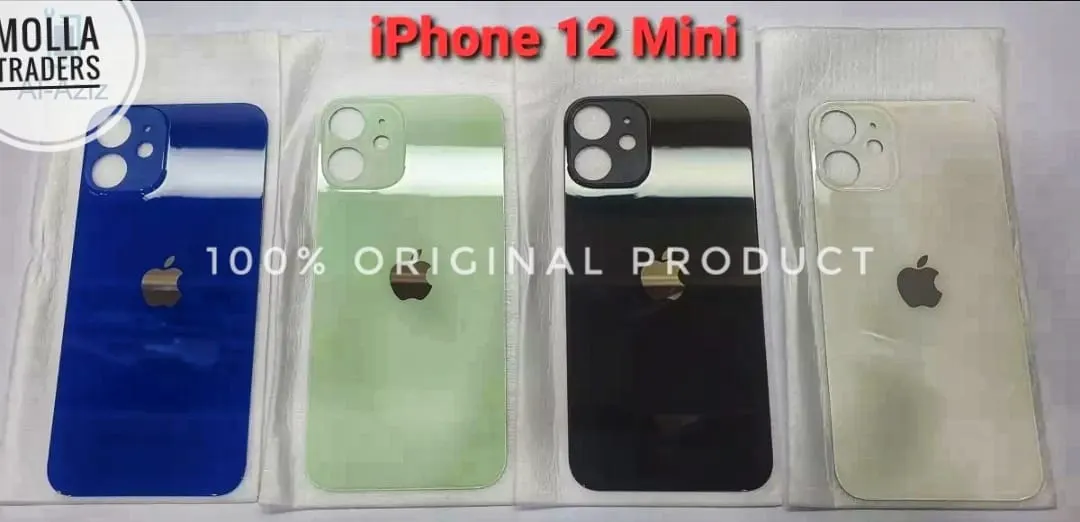 For Apple iPhone 12 Mini  Phone Battery Back Cover Backshell Glass Battery Rear Case Phone Battery Back Cover Backshell Glass Battery Rear Case