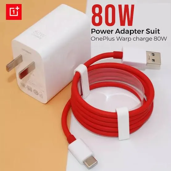 OnePlus 65W Warp Charger With Type C Cable & Quick Charger