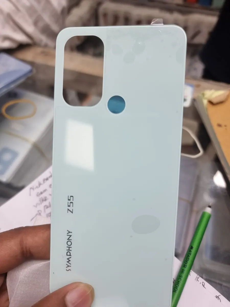 Replacement Backshell Glass Panel for Symphony Z55 Battery Back Door Housing