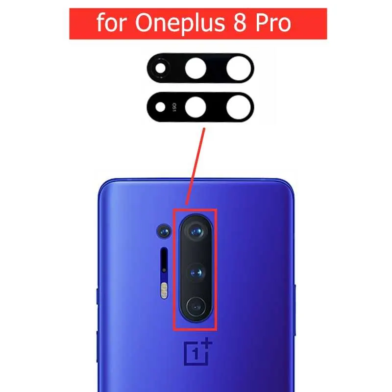 For OnePlus 8 Pro camera main glass lens Rear Facing Camera Glass Lens Replacement