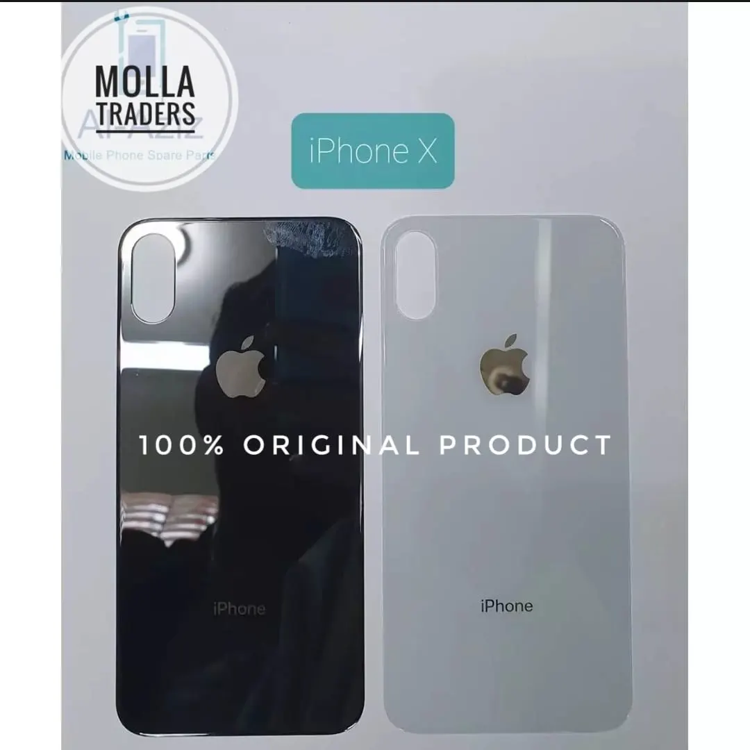 For Apple iPhone X  Phone Battery Back Cover Backshell Glass Battery Rear Case Phone Battery Back Cover Backshell Glass Battery Rear Case