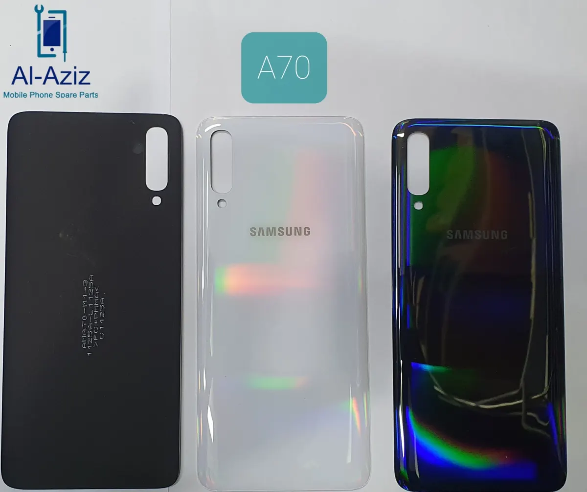Galaxy A70 Origenal Back Glass Repair Replacement Rear Battery Door Housing Cover