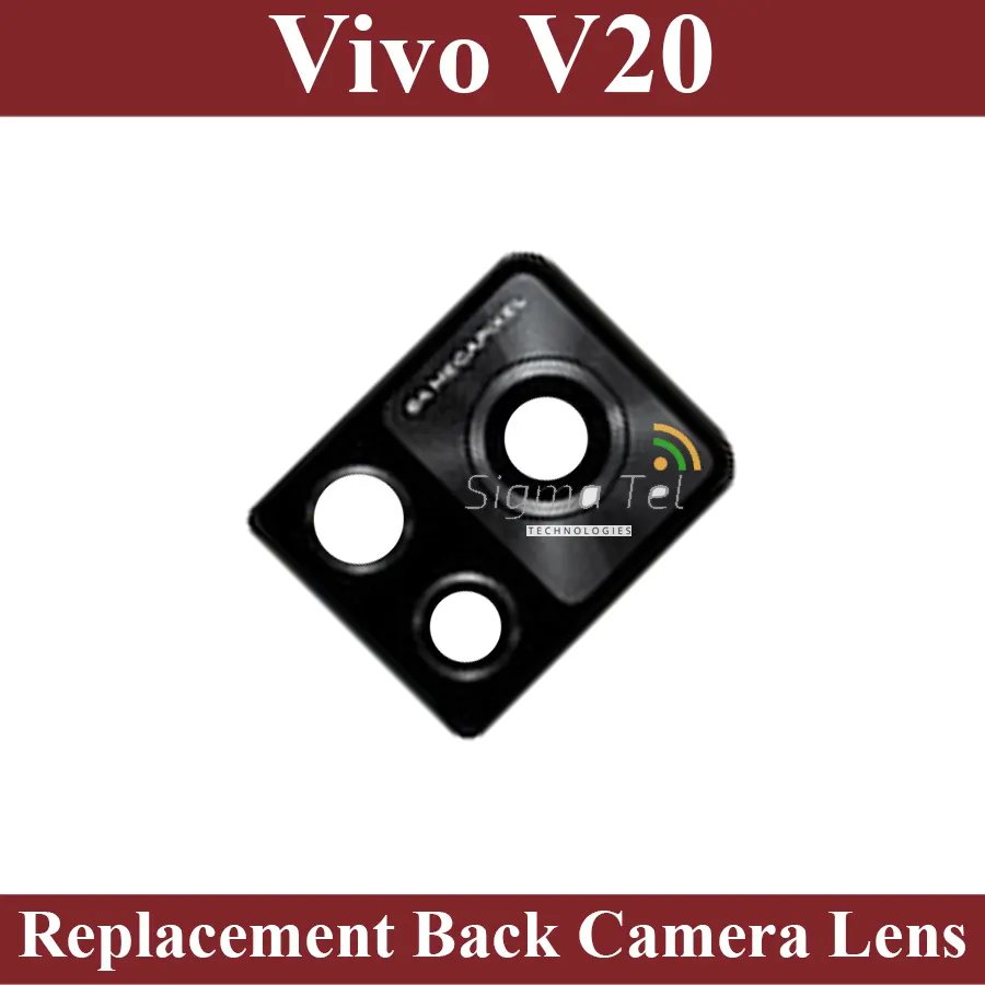 For Vivo V20 camera main glass Rear Facing Camera Glass Lens Replacement