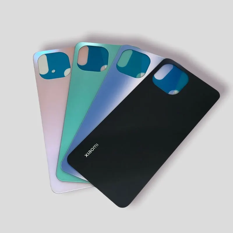 For Xiaomi Mi 11 Lite Phone Battery Back Cover Backshell Glass Battery Rear Case - Phone Back Cover - Phone