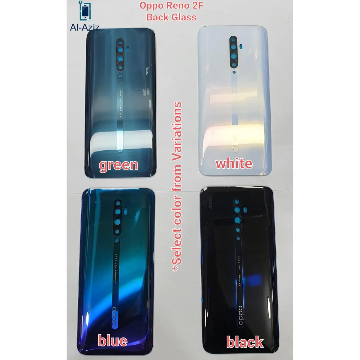 Oppo reno 2f ব্যাক গ্লাস রিপেয়ার বডি ব্যাক কভার ব্যাটারি ডোর রিপ্লেসমেন্ট