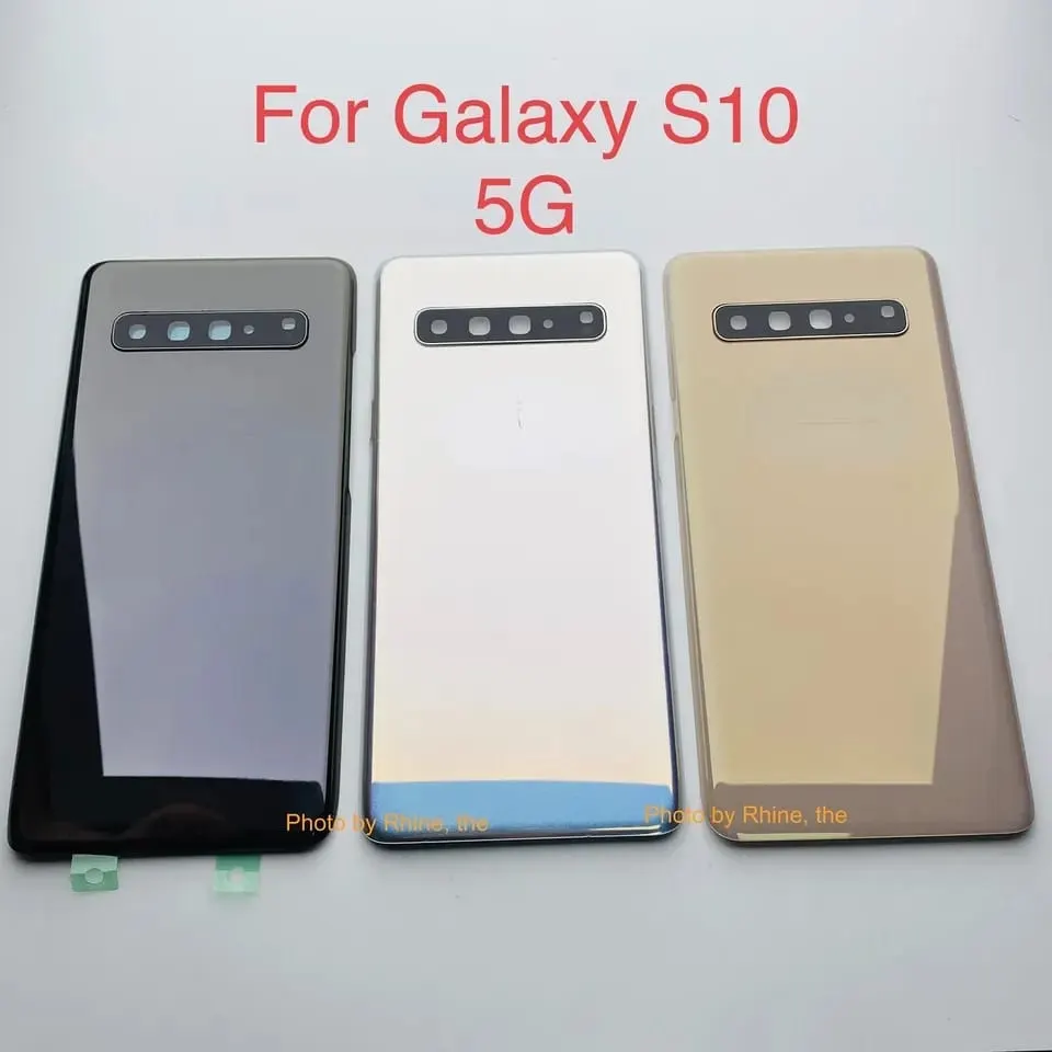 Back Panel Cover+battery Back Cover+Camera frame for Samsung Galaxy S10 5G