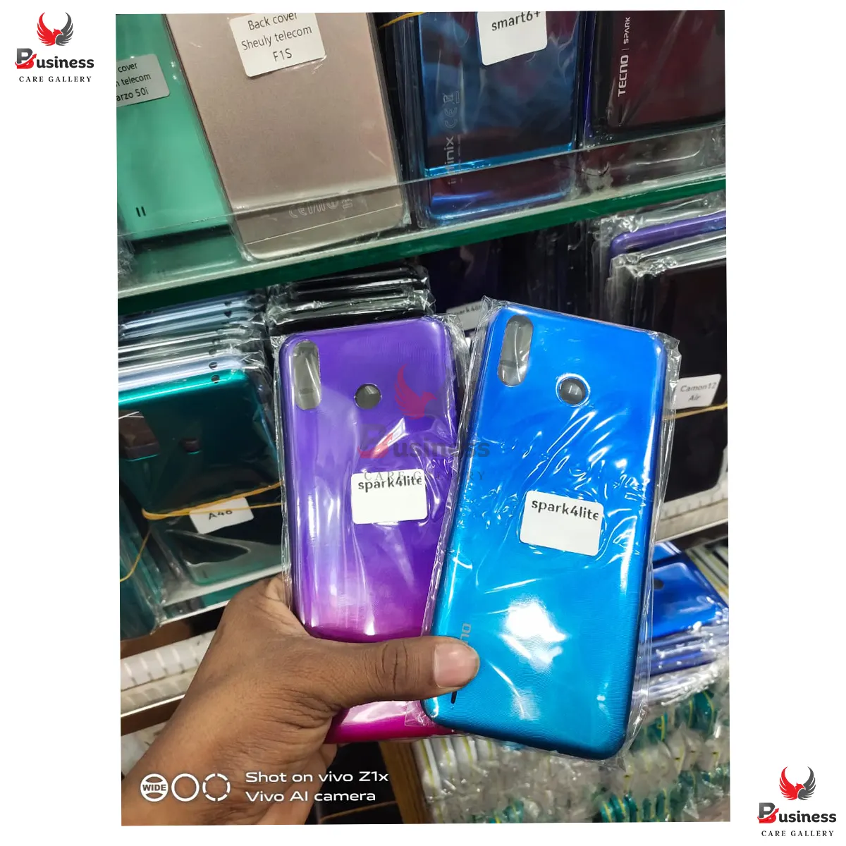 Original For Tecno Spark 4 Lite Backshell Replacement Back Battery Cover