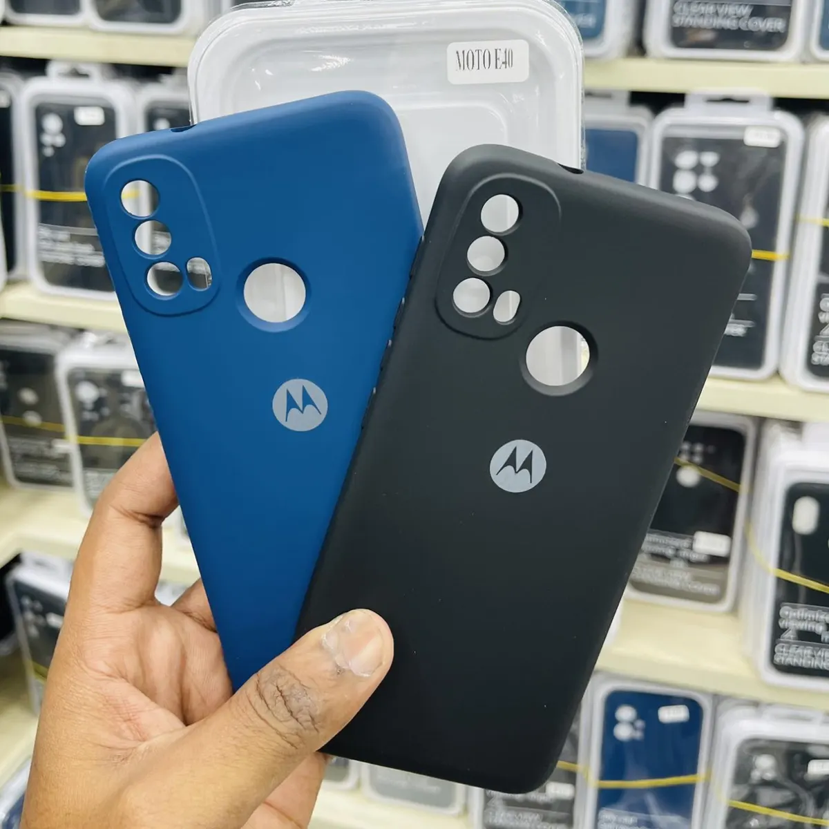 Premium Liquid Silicone Phone cover for Motorola Moto E40 / Motorola Moto E30 Back Cover