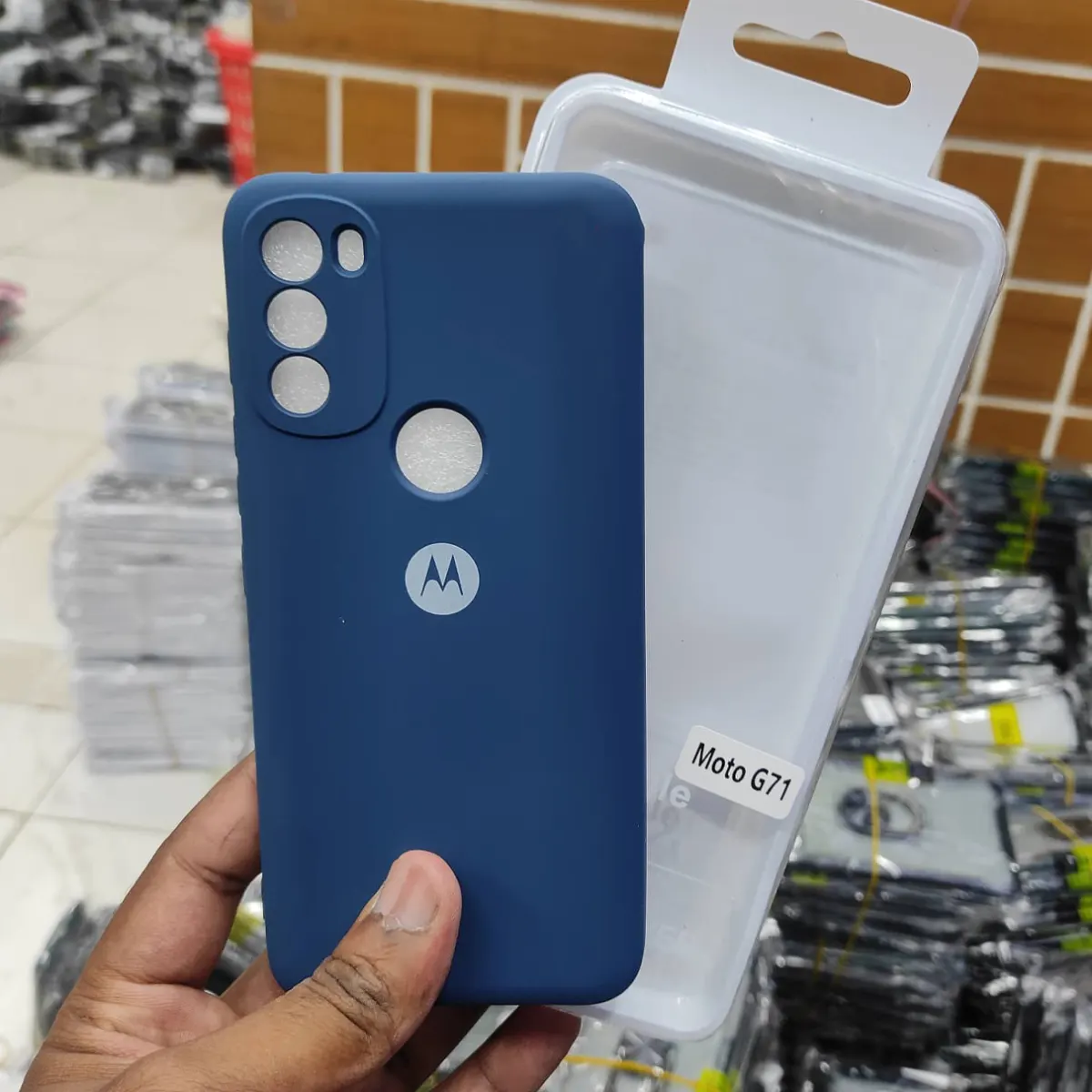 Premium Liquid Silicone Phone cover for  Motorola Moto G71 5G Back Cover