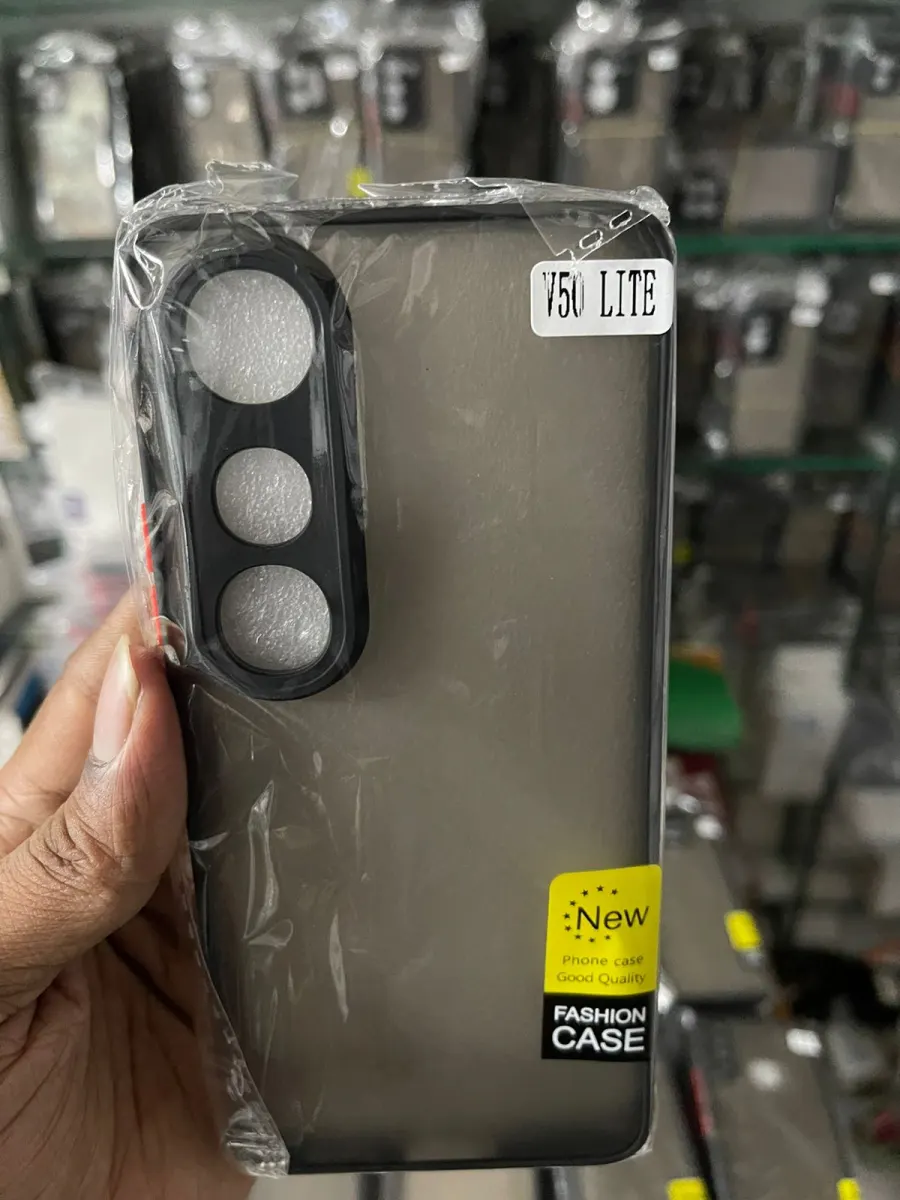 Premium Liquid Matte cover for vivo V50 Lite Back Cover with Camera Protection