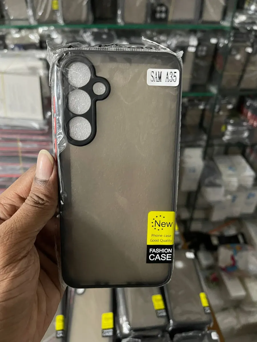 Premium Liquid Matte cover for Samsung Galaxy A35 5G Back Cover with Camera Protection - Price in Bangladesh