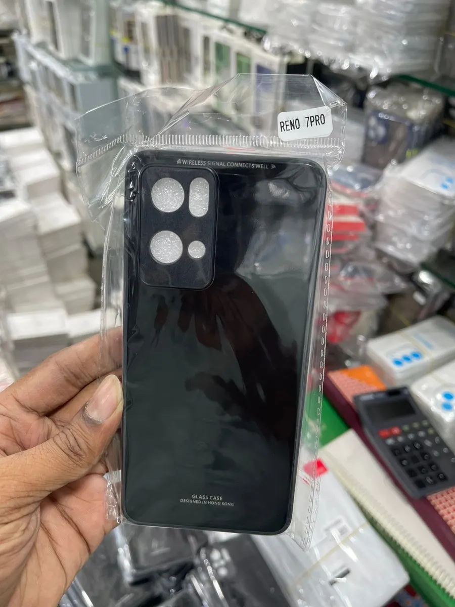 Tempered Glass Cover For Oppo Reno 7 Pro 5G Oppo Reno7 Pro 5G Mobile Back Cover Full Protection With Tempered Glass
