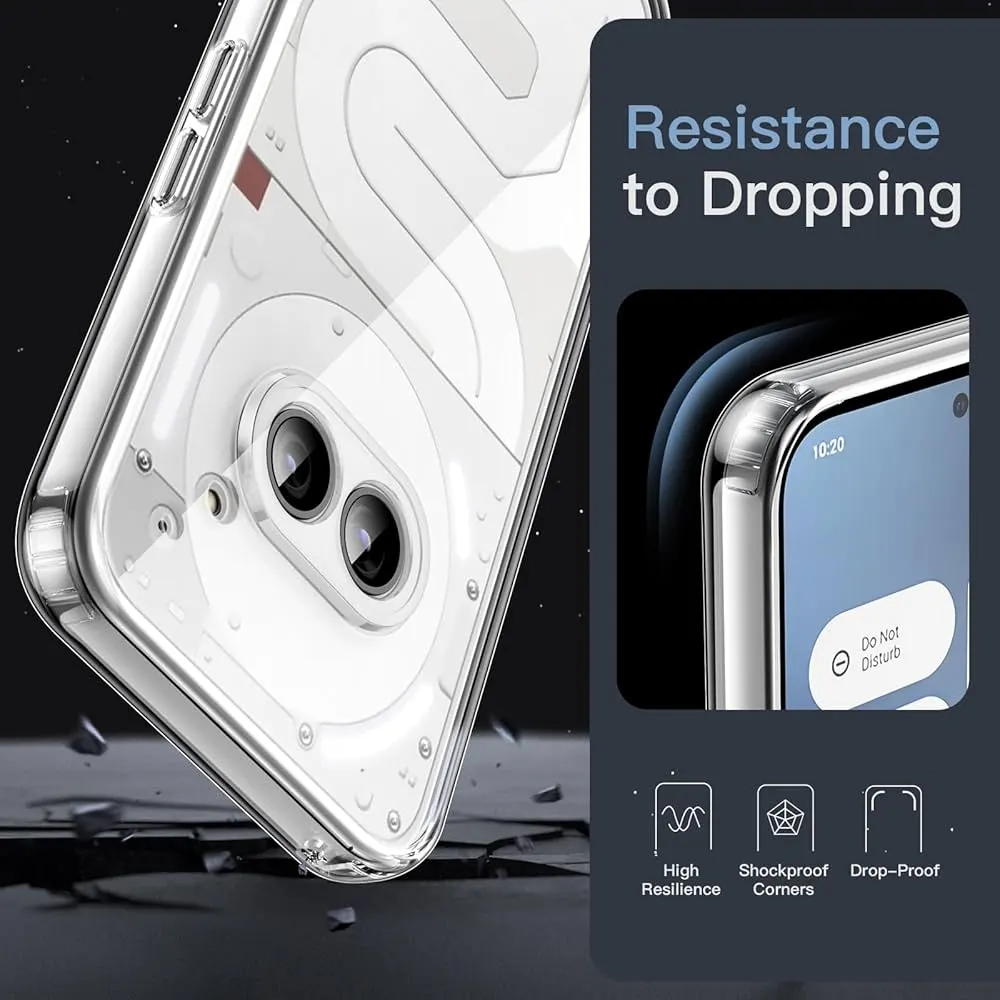 Transparent Back Cover For NOTHING PHONE 2A Anti Yellow Cover ( Mobile Cover )