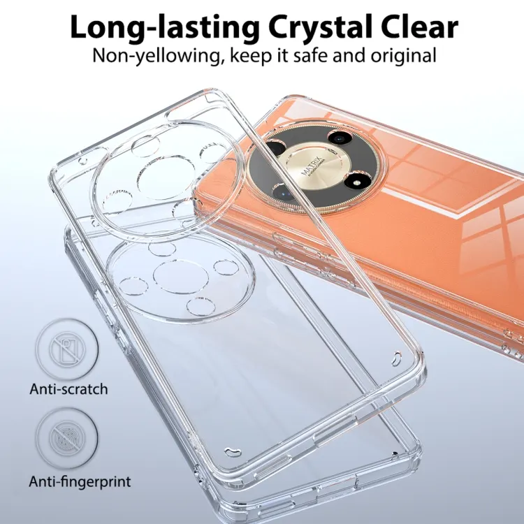 Transparent Back Cover For HONOR X9B Anti Yellow Cover ( Mobile Cover )