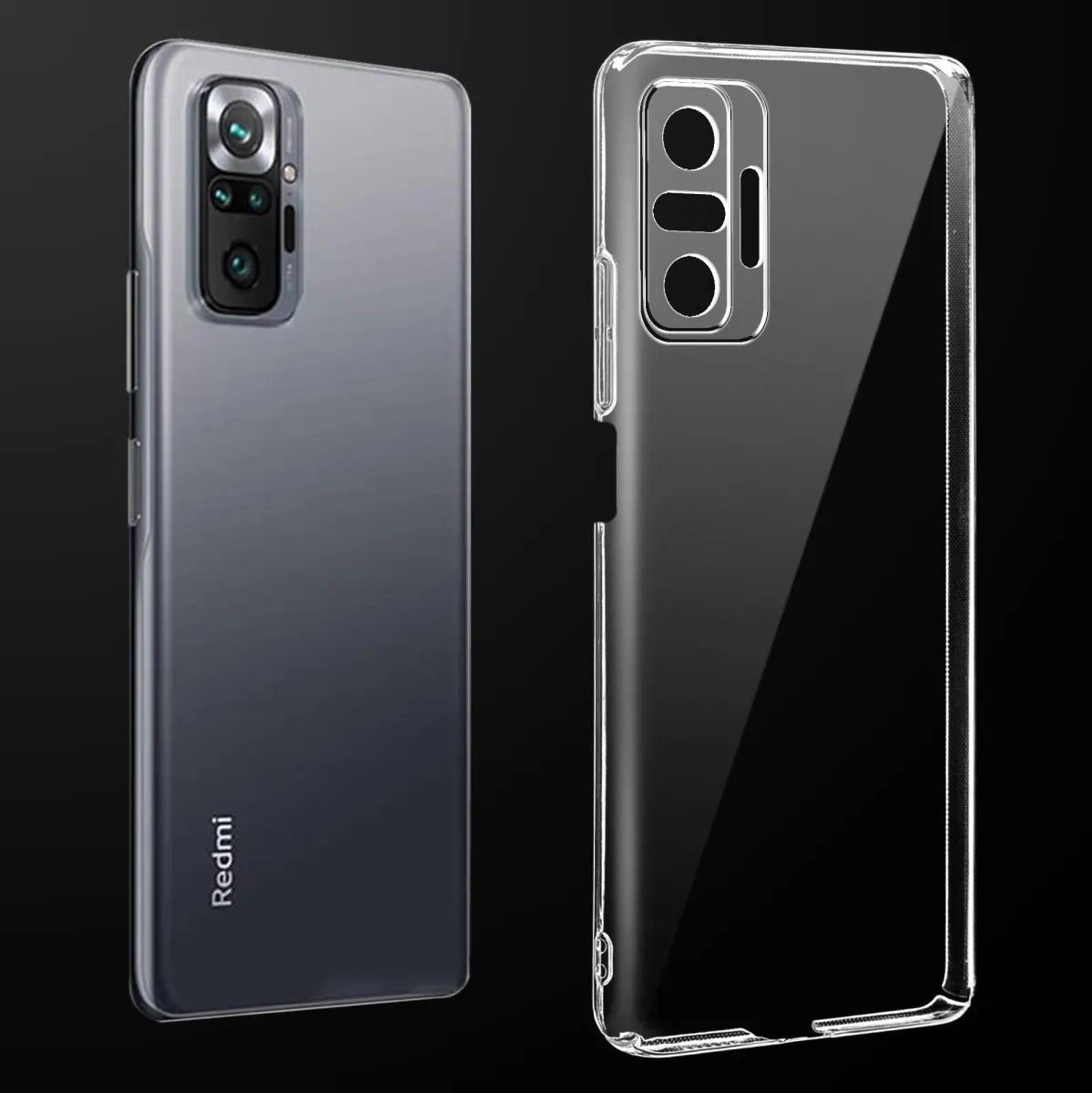 Transparent Back Cover For REDMI NOTE 10 PRO MAX Anti Yellow Cover ( Mobile Cover )