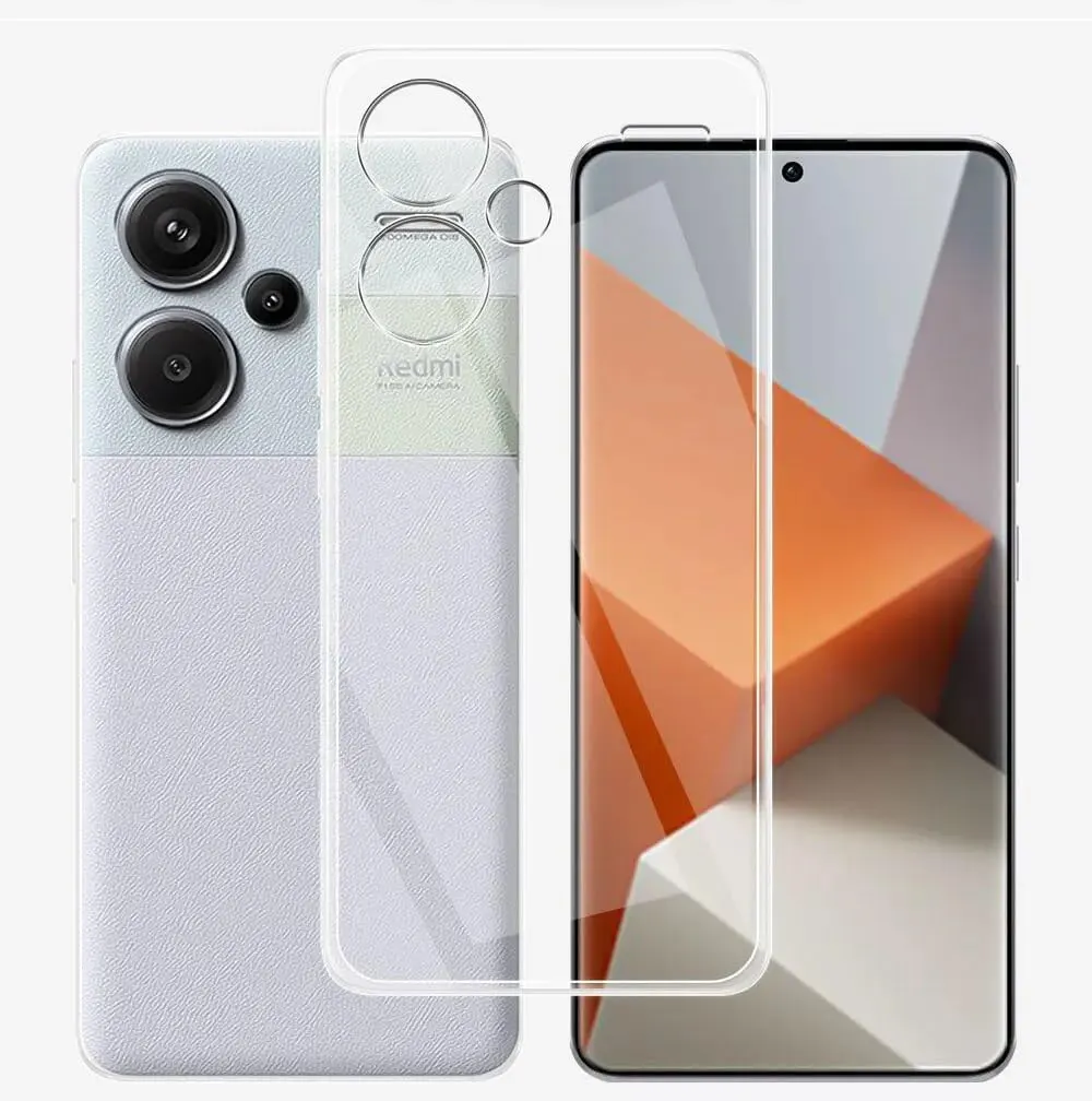Transparent Back Cover For REDMI NOTE 13 PRO PLUS Anti Yellow Cover ( Mobile Cover )