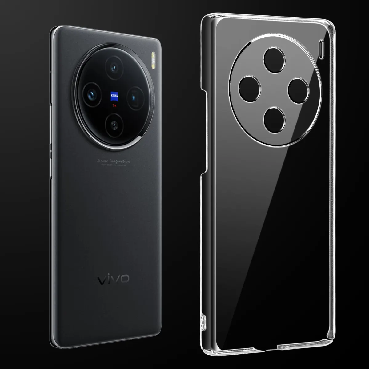 Transparent Back Cover For Vivo X100 ULTRA Anti Yellow Cover ( Mobile Cover )