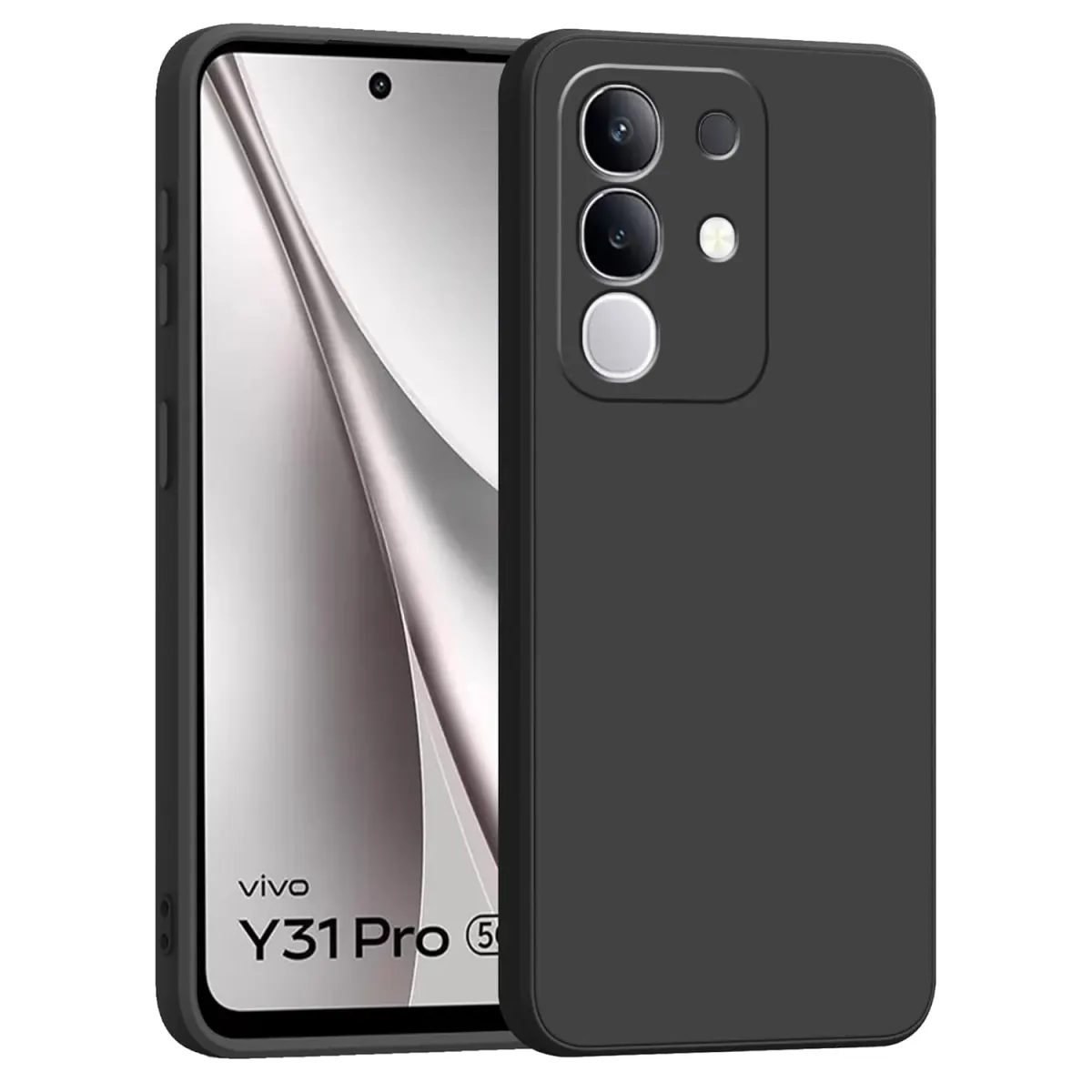 Premium Liquid Silicone Cover for Vivo Y31 Pro 5G Back Cover with full camera protection - Price in Bangladesh