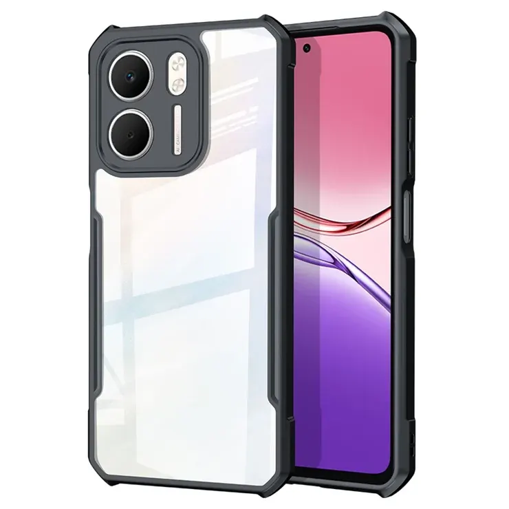 Xundd Back Cover for Oppo A5x Transparent Hybrid Hard PC Back Bumper