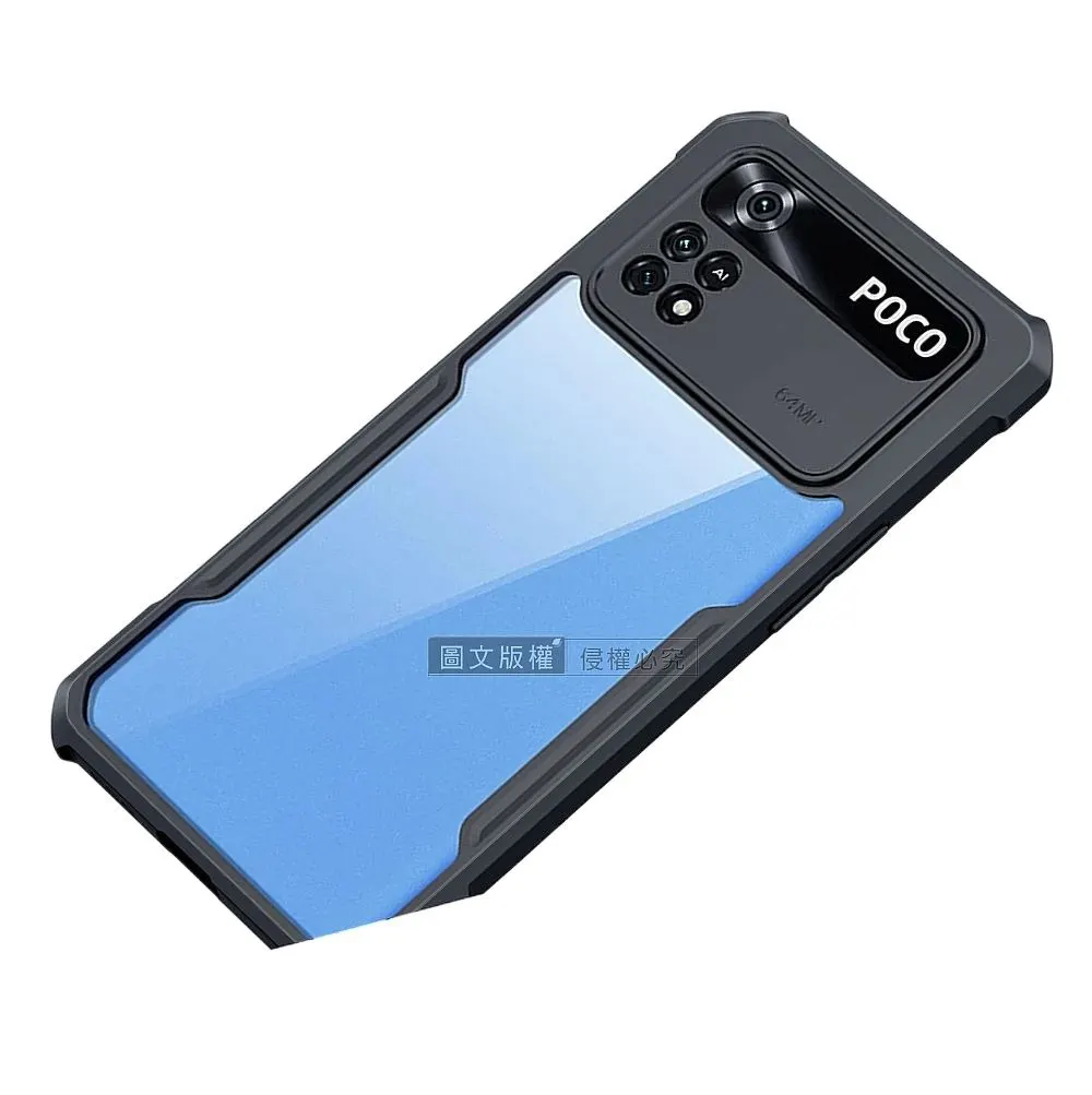 Xundd Back Cover for Redmi Poco M4 Pro 5G Transparent Hybrid Hard PC Back Bumper