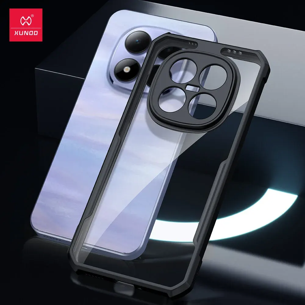 Xundd Back Cover for Redmi Note 15 Pro Plus 5G Transparent Hybrid Hard PC Back Bumper