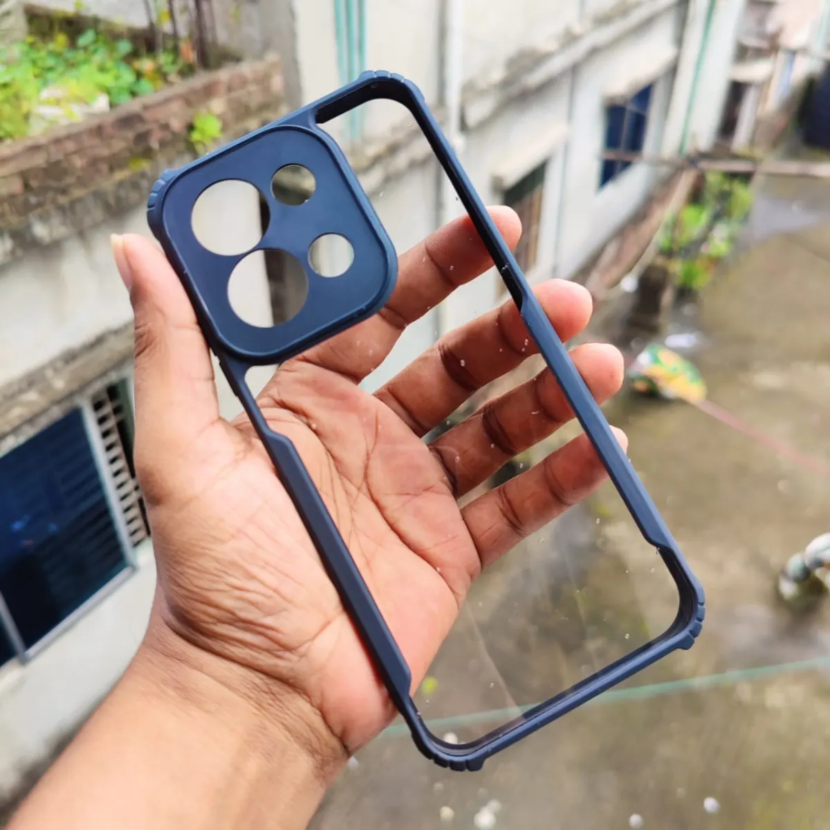 Xundd Back Cover for Redmi 15C 4G Transparent Hybrid Hard PC Back Bumper