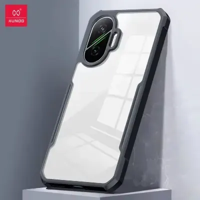 Xundd Back Cover for Redmi Turbo 4 Pro Transparent Hybrid Hard PC Back Bumper