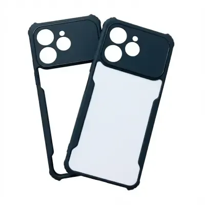 Xundd Back Cover for Tecno Spark 40 4G Transparent Hybrid Hard PC Back Bumper