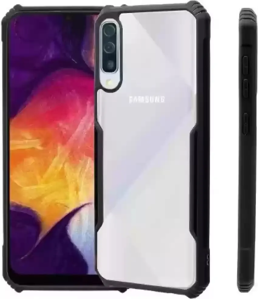 Xundd Back Cover for Samsung Galaxy A50/A50s/A30s Transparent Hybrid Hard PC Back Bumper