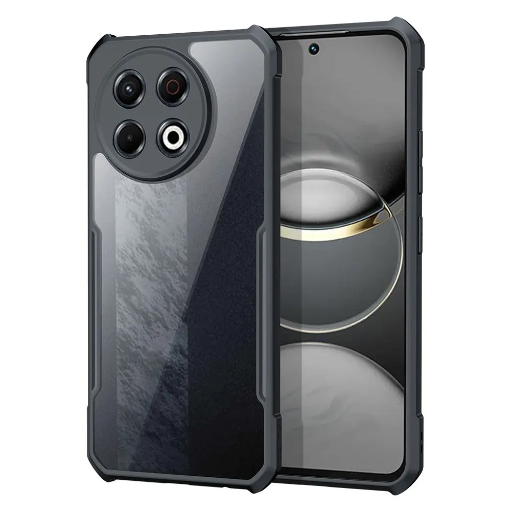 Xundd Back Cover for Tecno Spark 20 Pro Transparent Hybrid Hard PC Back Bumper