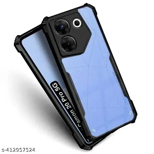 Xundd Back Cover for Tecno Camo 20 Pro 5G Transparent Hybrid Hard PC Back Bumper