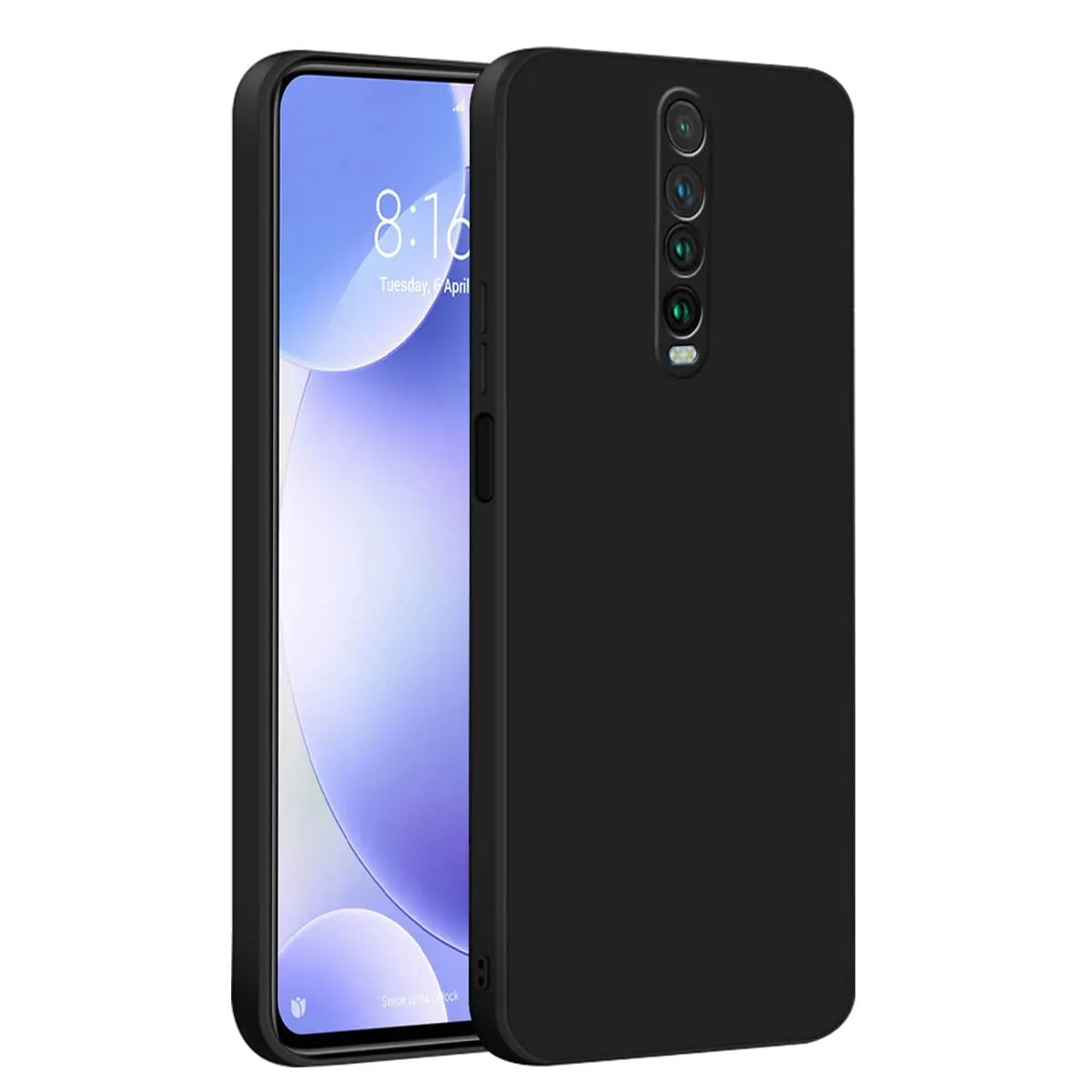Premium Liquid Silicone Cover For Redmi K30/Poco X2 Back Cover with full camera protection