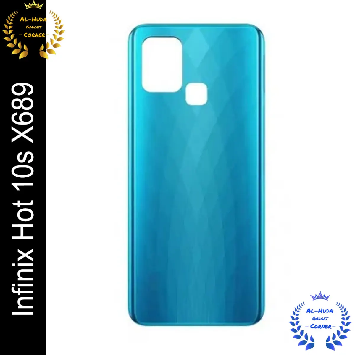 Infinix Hot 10s X689 - Plastic Back Shell Casing Cashing Back Panel Battery Cover Back Door Back Replacement Part Back Case (Best Quality) - Price in Bangladesh