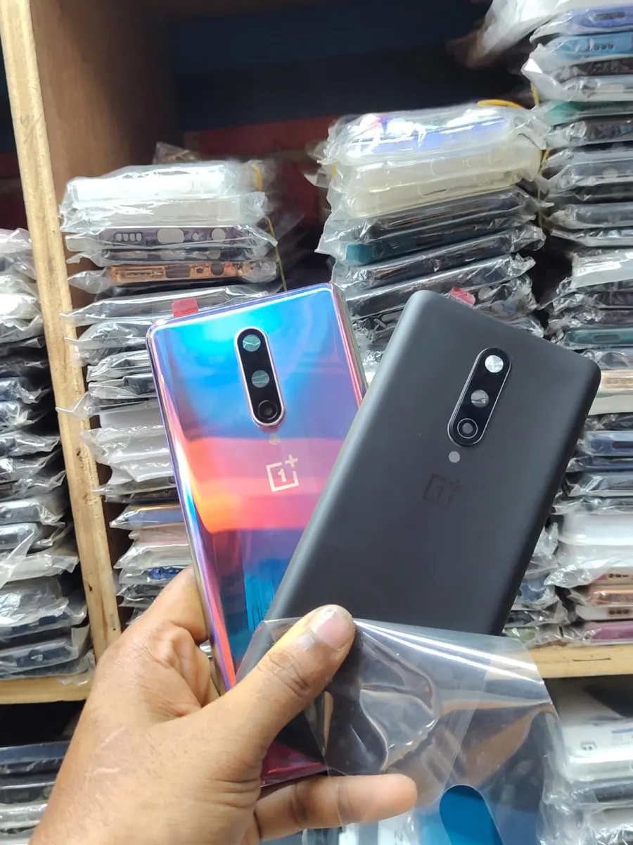 for Oneplus 8 Back Cover Glass Replacement with Camera Glass Lens Housing Assembly Parts for 1+ 8 Full Body Casing Price in Bangladesh - Mobile.com.bd