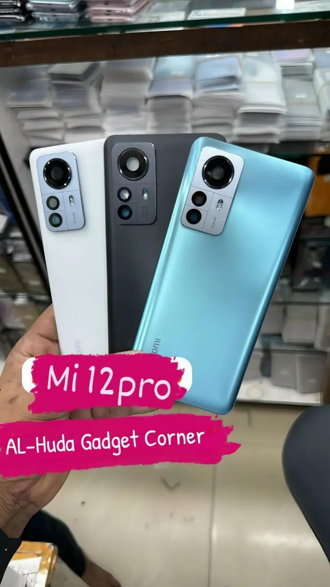 Replacement Backshell Panel for Xiaomi 12 Pro Battery Back Door Housing - 100% Original - Price in Bangladesh