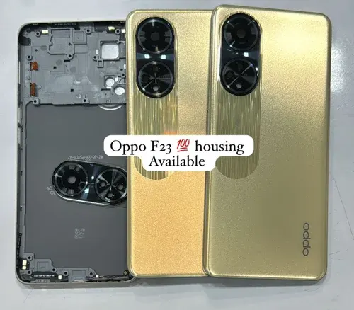 Oppo F23 5G Housing Backshell With Side Frame , Side Button and Camera Lens Complete Body Casing Replacement For Oppo F23 5G Back Panels & Housings Price in Bangladesh - Mobile.com.bd