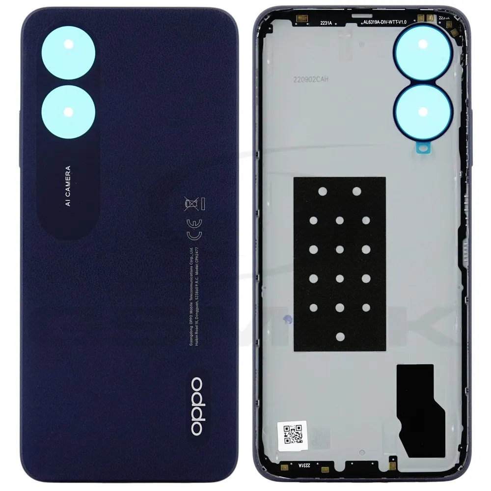 Oppo A17 Housing Backshell With Side Frame , Side Button and Camera Lens Complete Body Casing Replacement For Oppo A17 Back Panels & Housings Price in Bangladesh - Mobile.com.bd