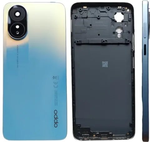 Oppo A18 Housing Backshell With Side Frame , Side Button and Camera Lens Complete Body Casing Replacement For Oppo A18 Back Panels & Housings Price in Bangladesh - Mobile.com.bd