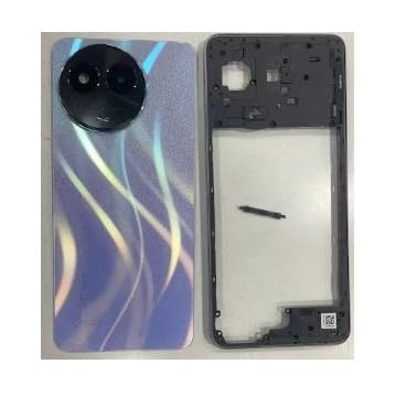 Realme 11x 5G Housing Backshell With Side Frame , Side Button and Camera Lens Complete Body Casing Replacement For Realme 11x 5G