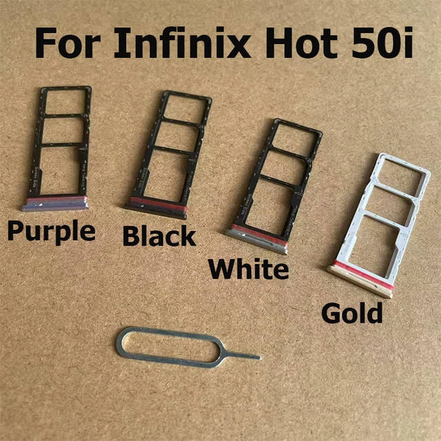 Sim Tray / Sim Card Holder For Infinix Hot 50i