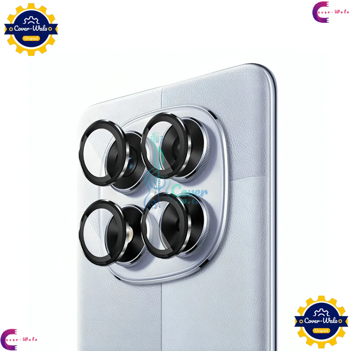 For Redmi Note 14 Pro Camera Protector WSKEN Metal Ring Tempered Glass Camera Lens Protector Power by AL-Huda Gadget Corner - Price in Bangladesh