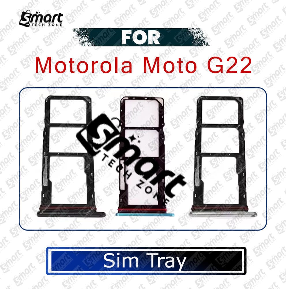 SIM Card Tray Holder For Motorola Moto G22 Sim Card Slot Reader Adapter Parts - Price in Bangladesh